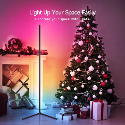 Smart LED Corner Floor Lamp