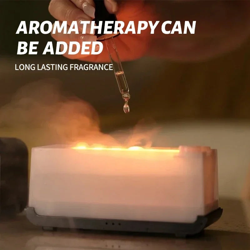 Aroma Diffuser With Flame Effect