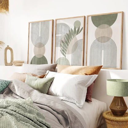 Abstract Boho Geometry Wall Art