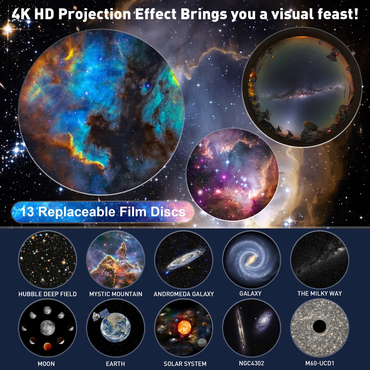 Galaxy Projector Night Light