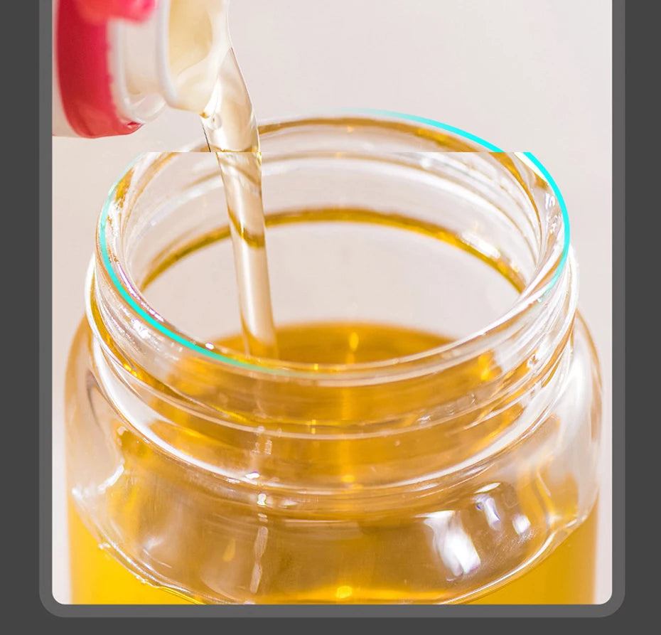 Oil Spray Bottle 250ml High Borosilicate Glass Cooking Oil Dispensers