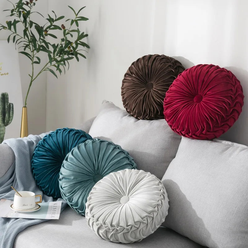 Round Soft Throw Pillow