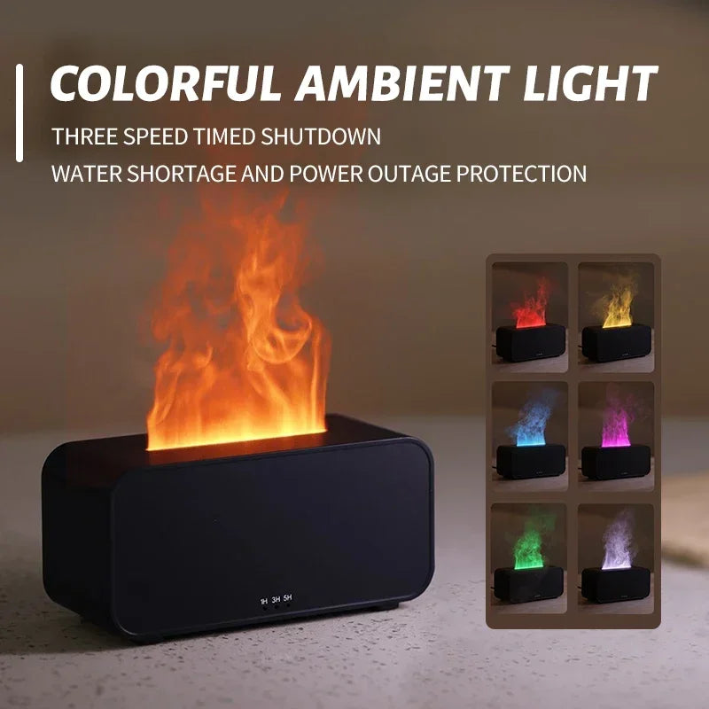 Aroma Diffuser With Flame Effect